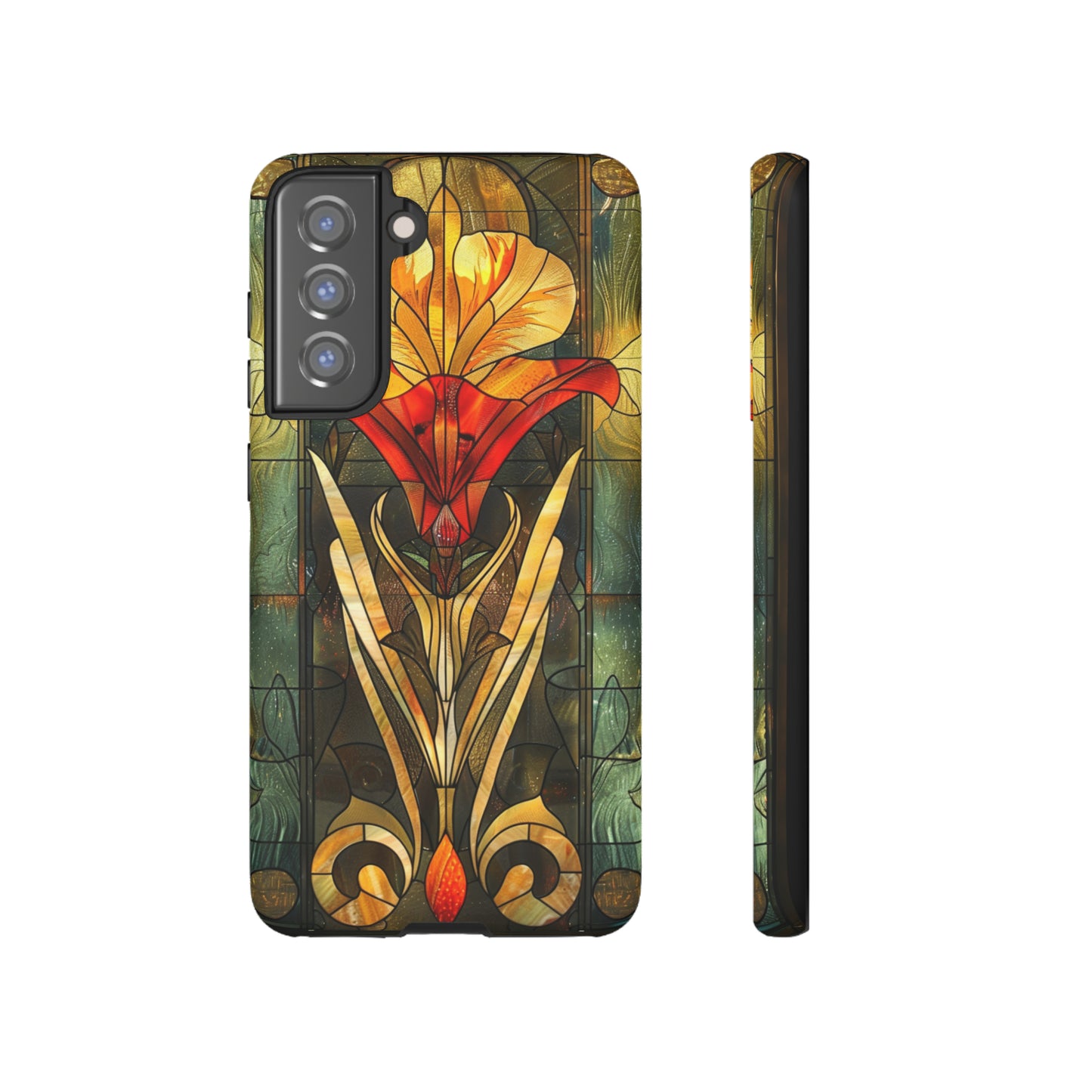 Art Deco Stained Glass floral Phone Case