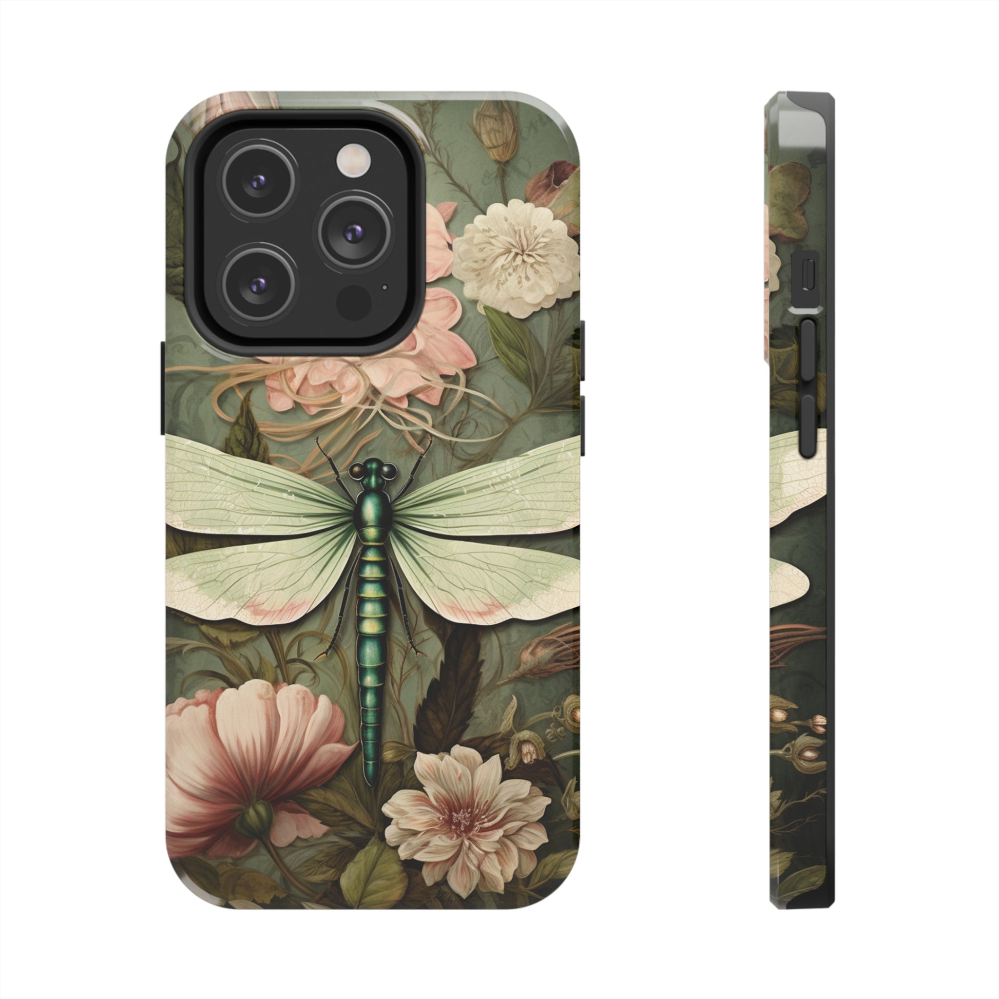 Elegant Dragonfly Design - iPhone Case