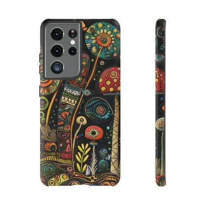 Retro 1960s Psychedelic Flowers Phone Case