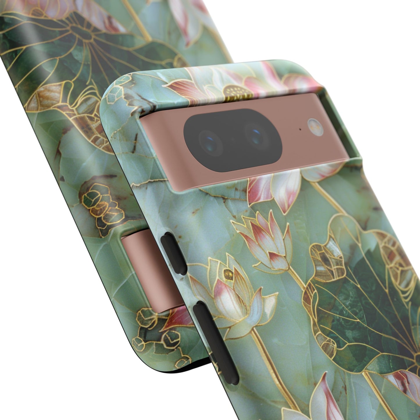 Elegant Floral Phone Case - Tough Cases with Lotus Design