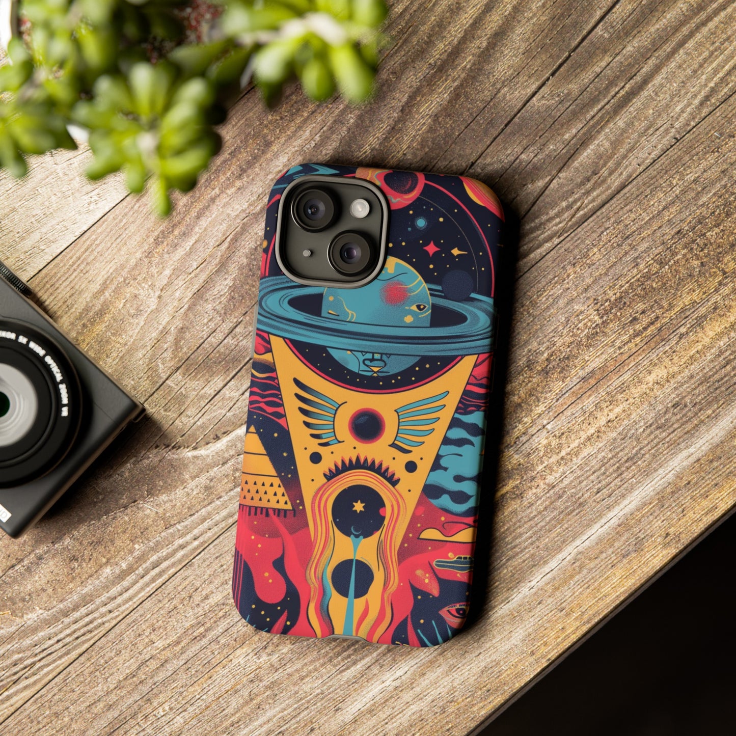 Cosmic Journey Space and Time Phone Case