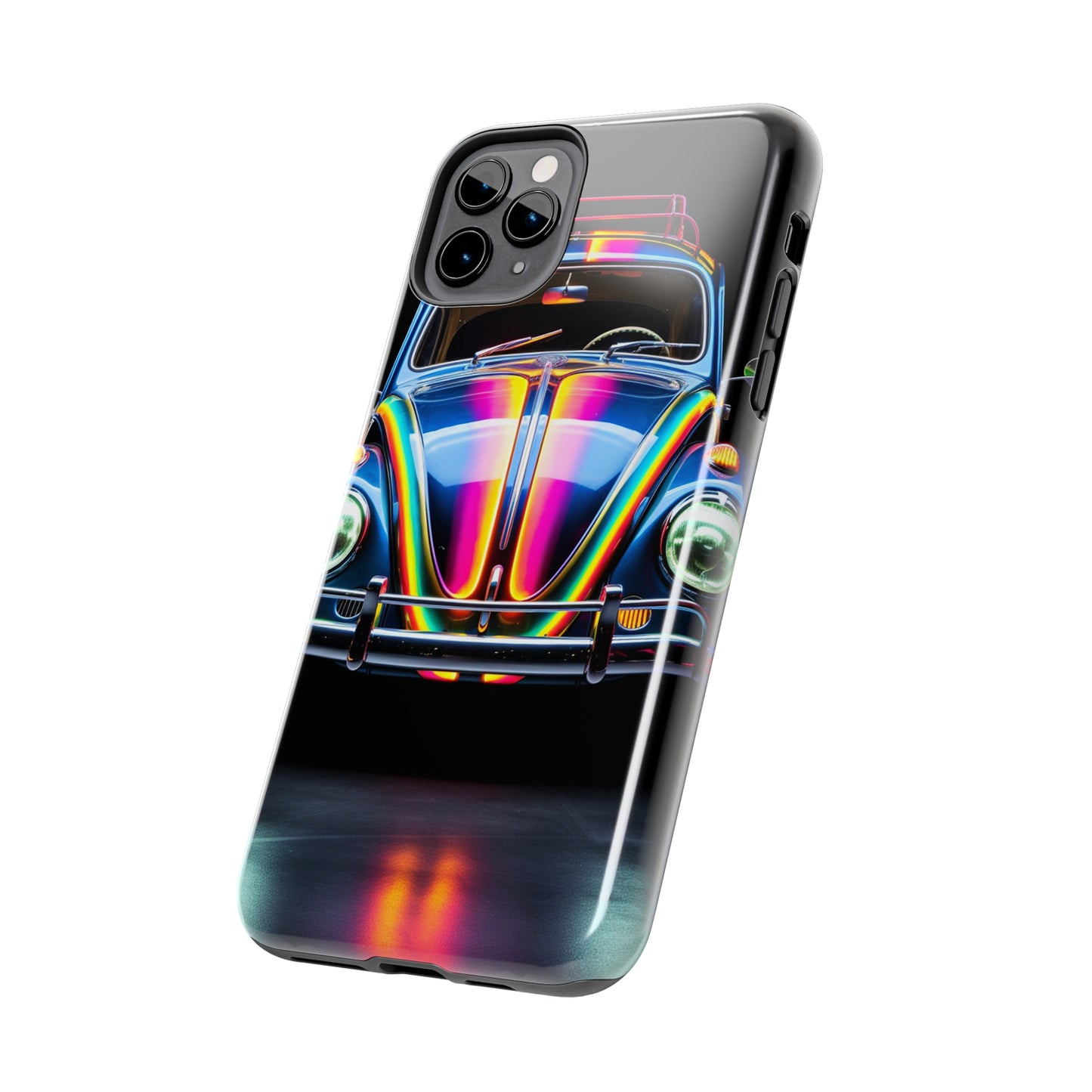 iPhone Case | Colorful Journeys: Psychedelic VW Bug iPhone Tough Case