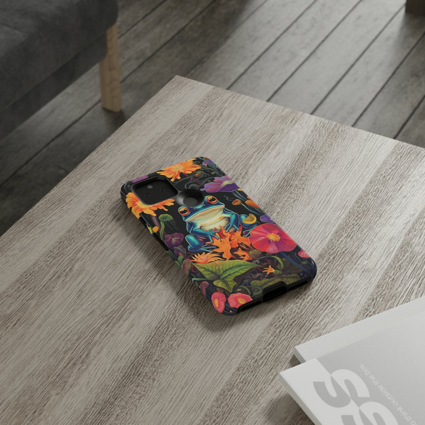 Floral Frogs Elegance Phone Case for Google Pixel, iPhone & Samsung Galaxy