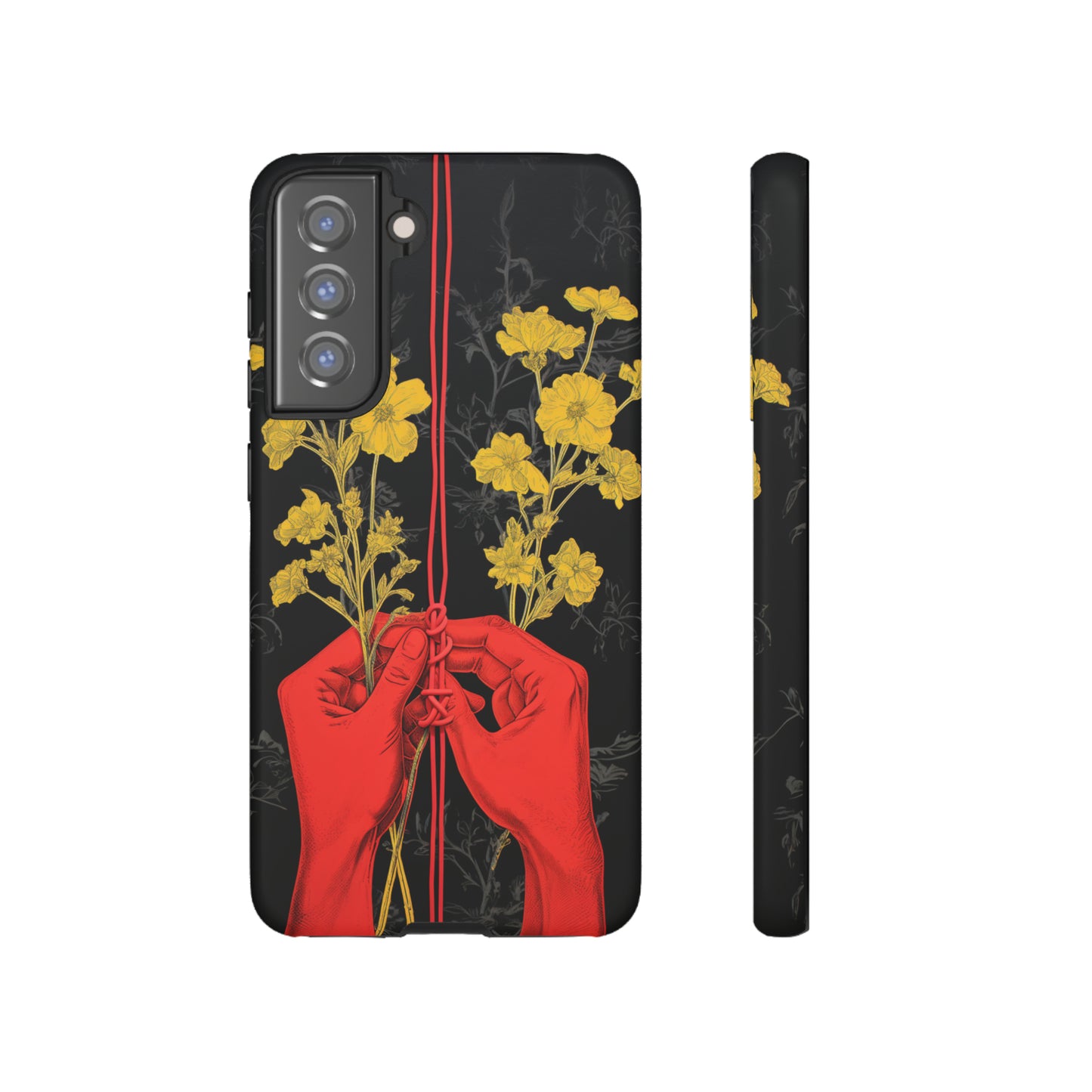 We Are All Connected Floral Phone Case