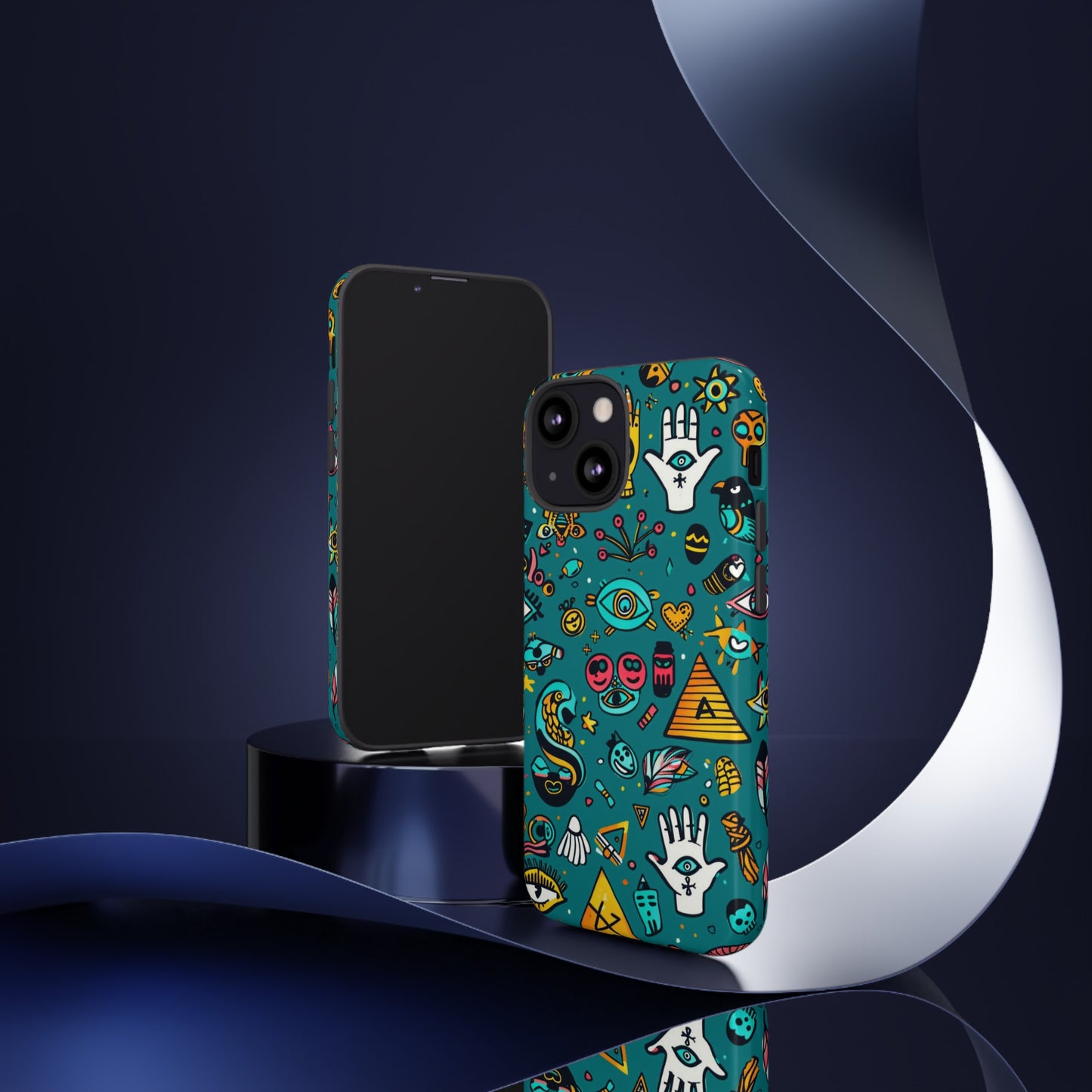 UFOs and Ancient Egypt Talisman Collage Phone Case