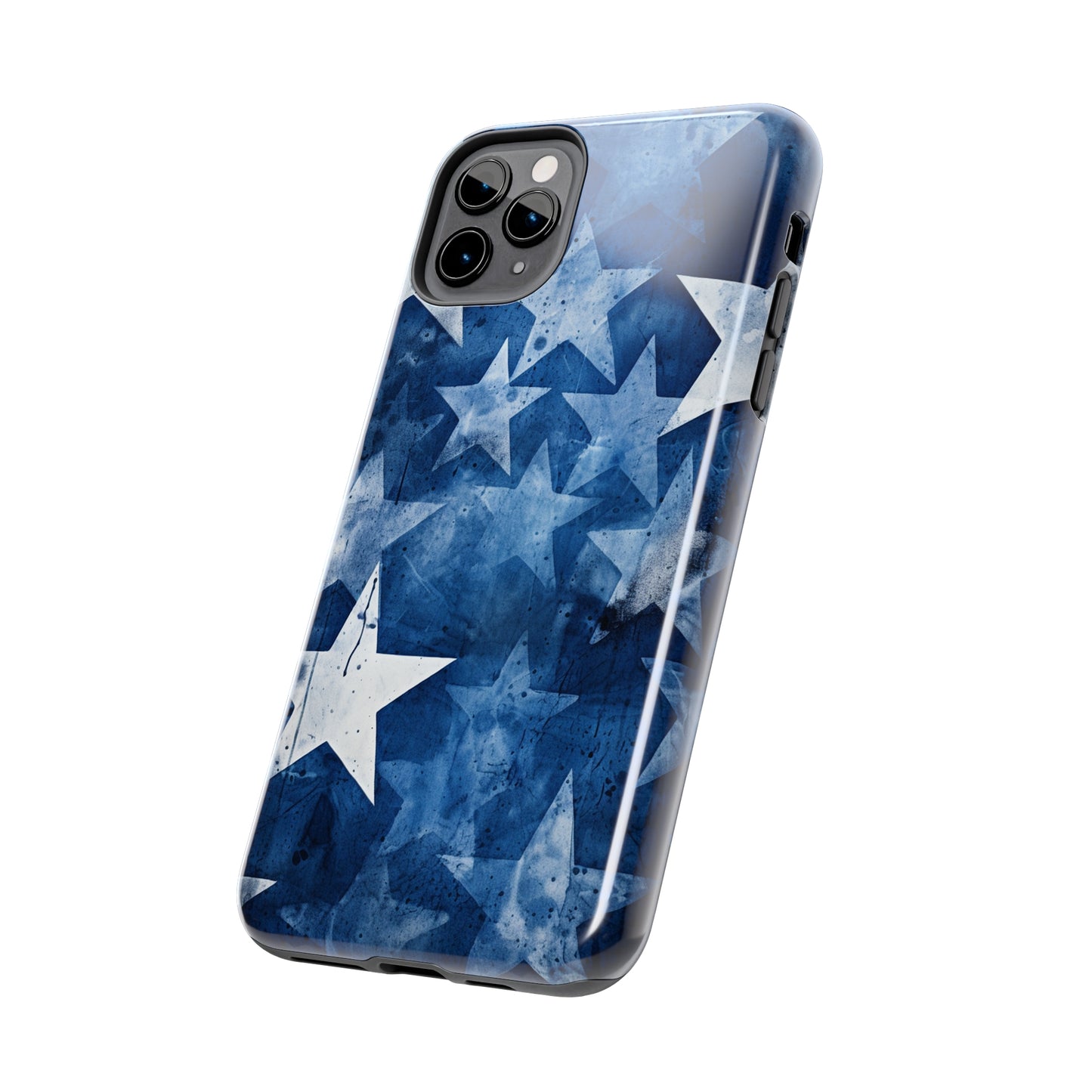 Starry Nights: Denim Dreams | Celestial Star-Patterned iPhone Case