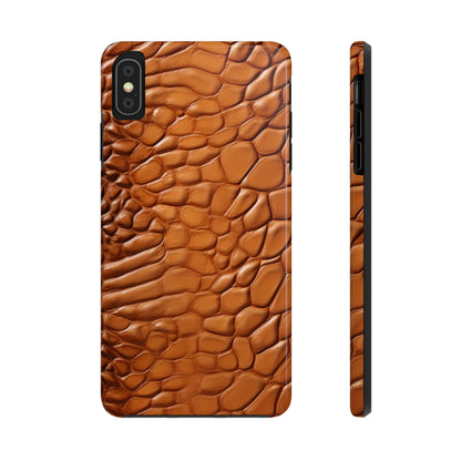 Faux Alligator Skin Textured look and style iPhone Case