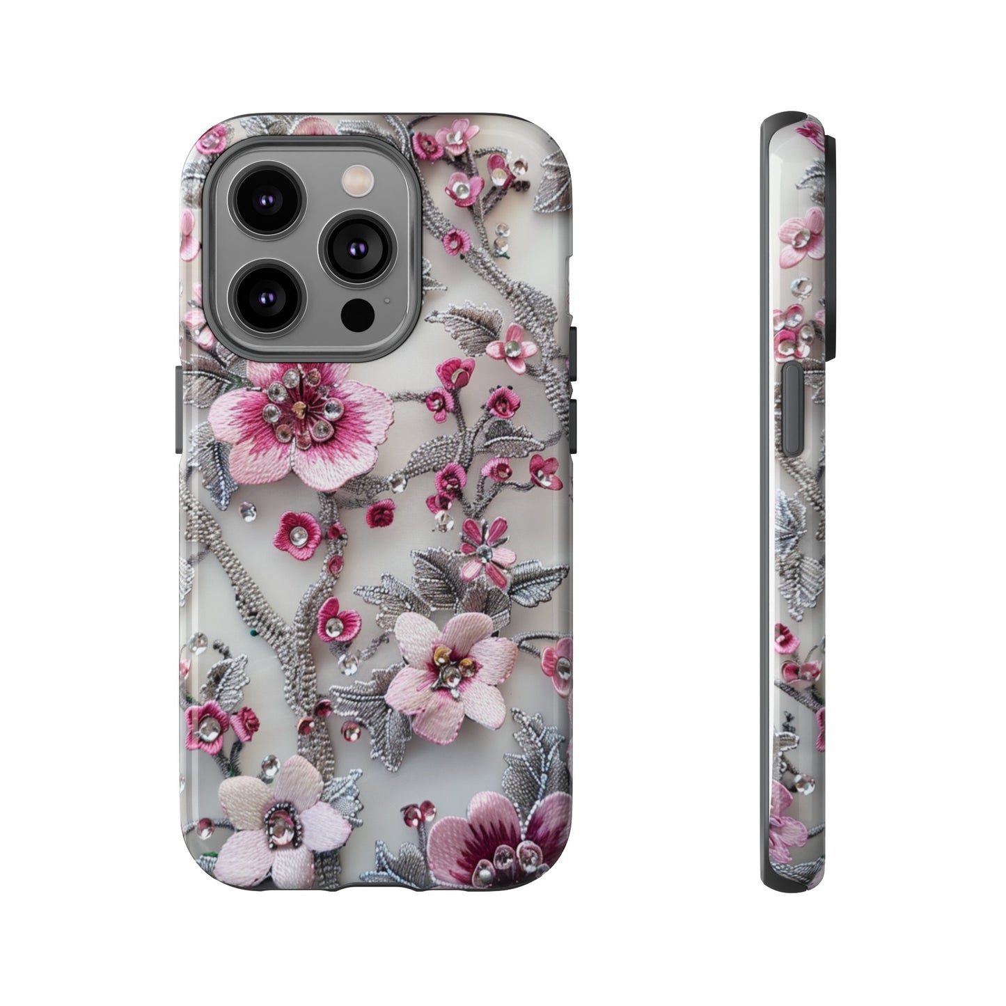 Coquette Aesthetic Floral Art iPhone 12 Case