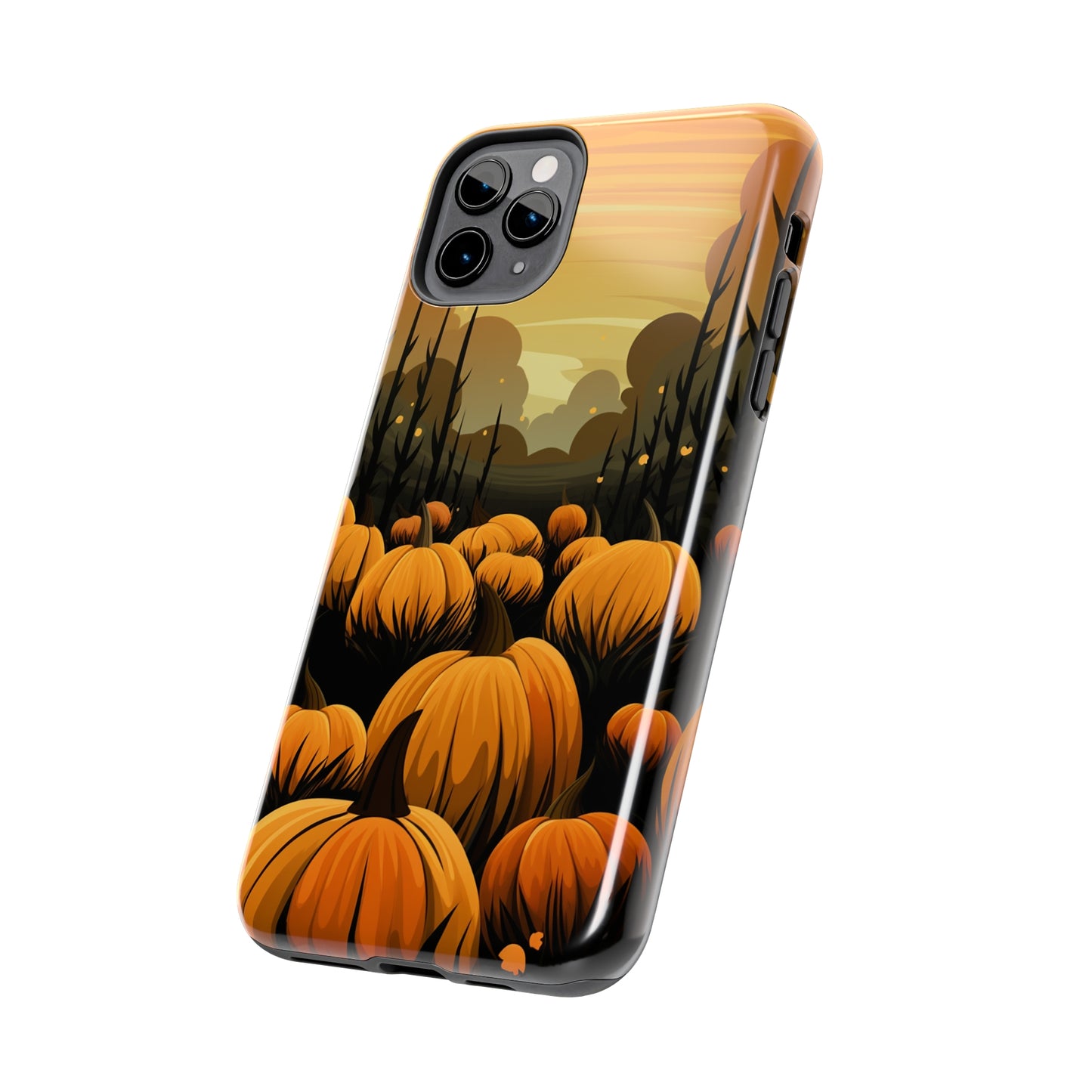 Halloween Fall Pumpkins iPhone Case | Embrace the Spooky Autumn Vibes