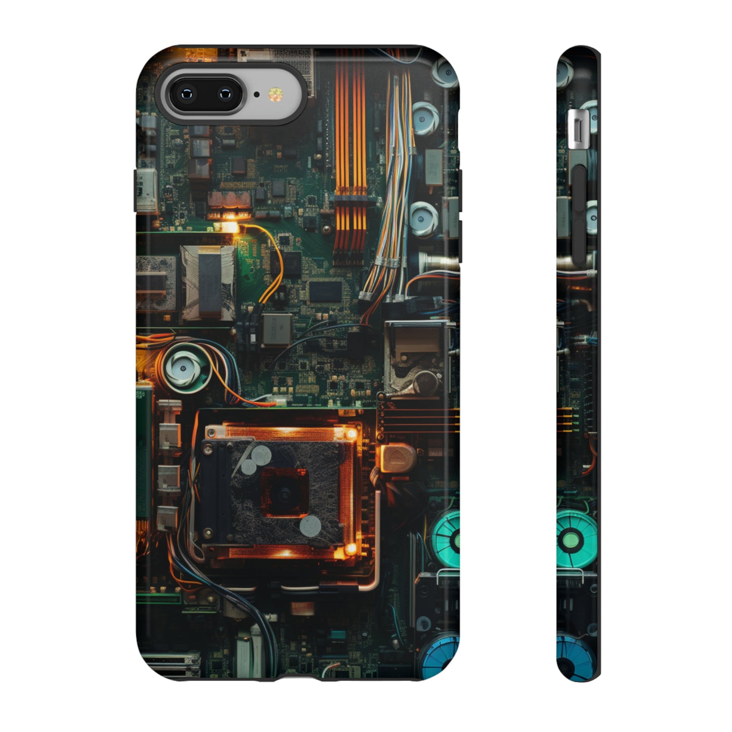 Circuit Board Themed Tough Phone Case