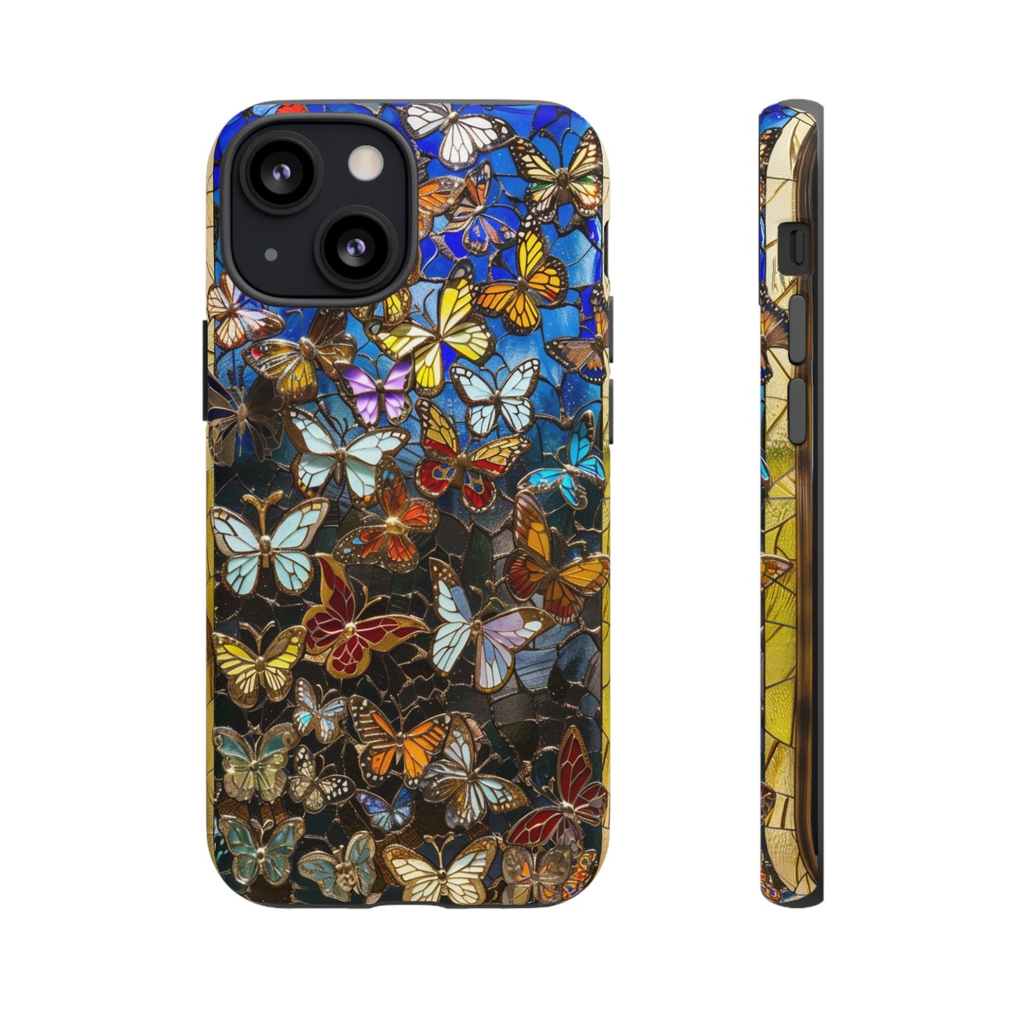 Butterfly Flower Garden Painting Phone Case