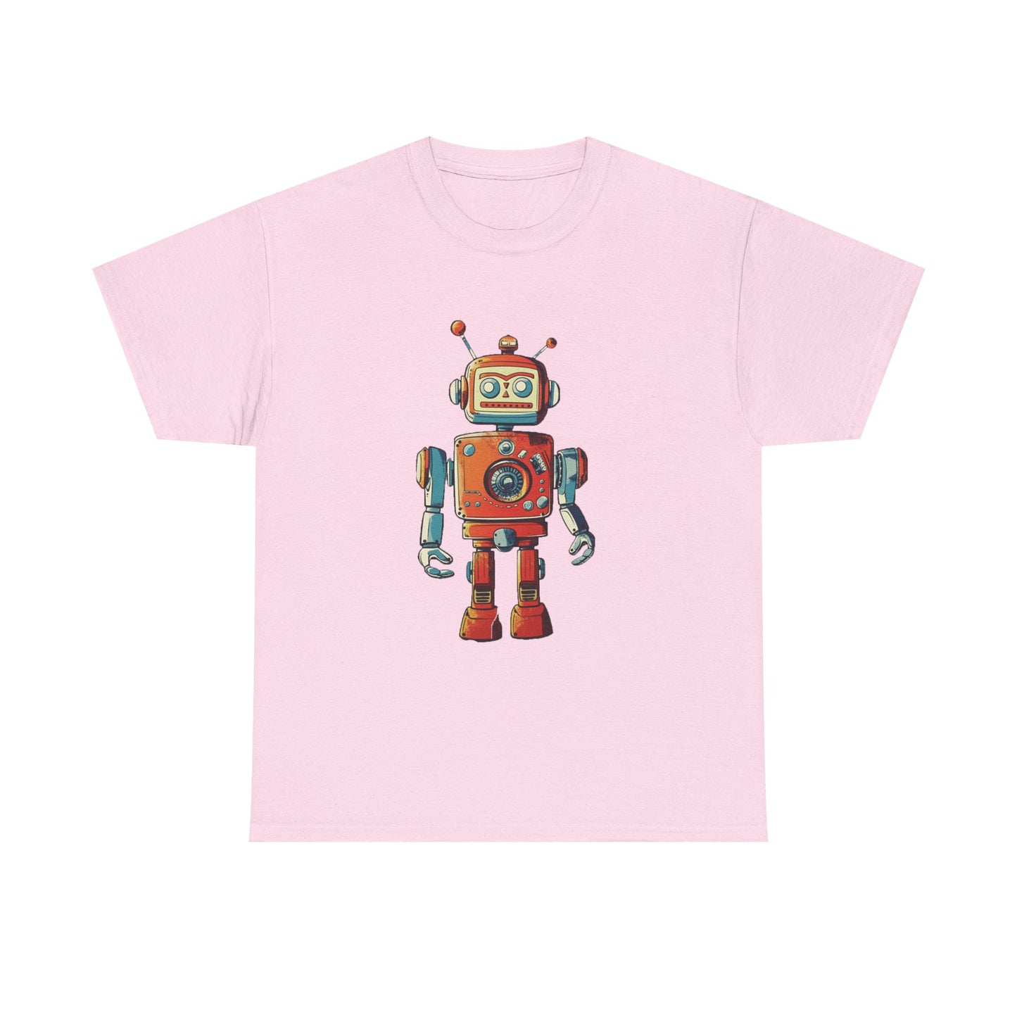 Vintage 60s Robot Toy Sci Fi T Shirt Retro Space Nerd Tee