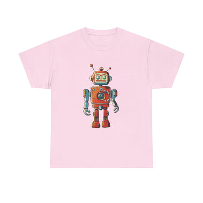 Vintage 60s Robot Toy Sci Fi T Shirt Retro Space Nerd Tee