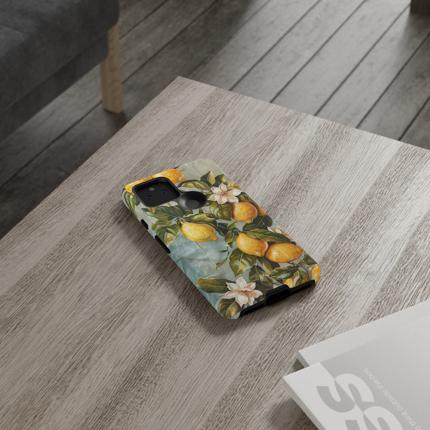 Mediterranean Lemon Tile Oil Painting iPhone 13 Case