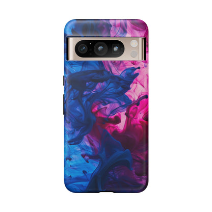 Magenta and Blue Color Explosion Phone Case