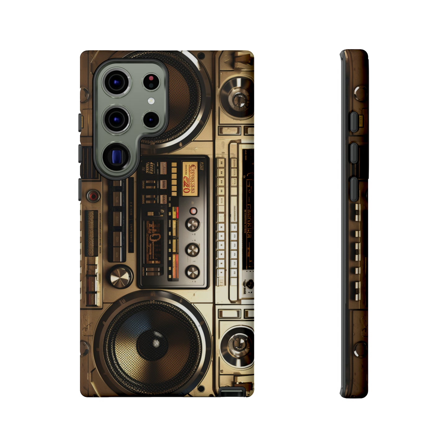 Urban Beats: Boombox Hip Hop Music Pixel Phone Case | Retro Rhythms for iPhone 15 Models