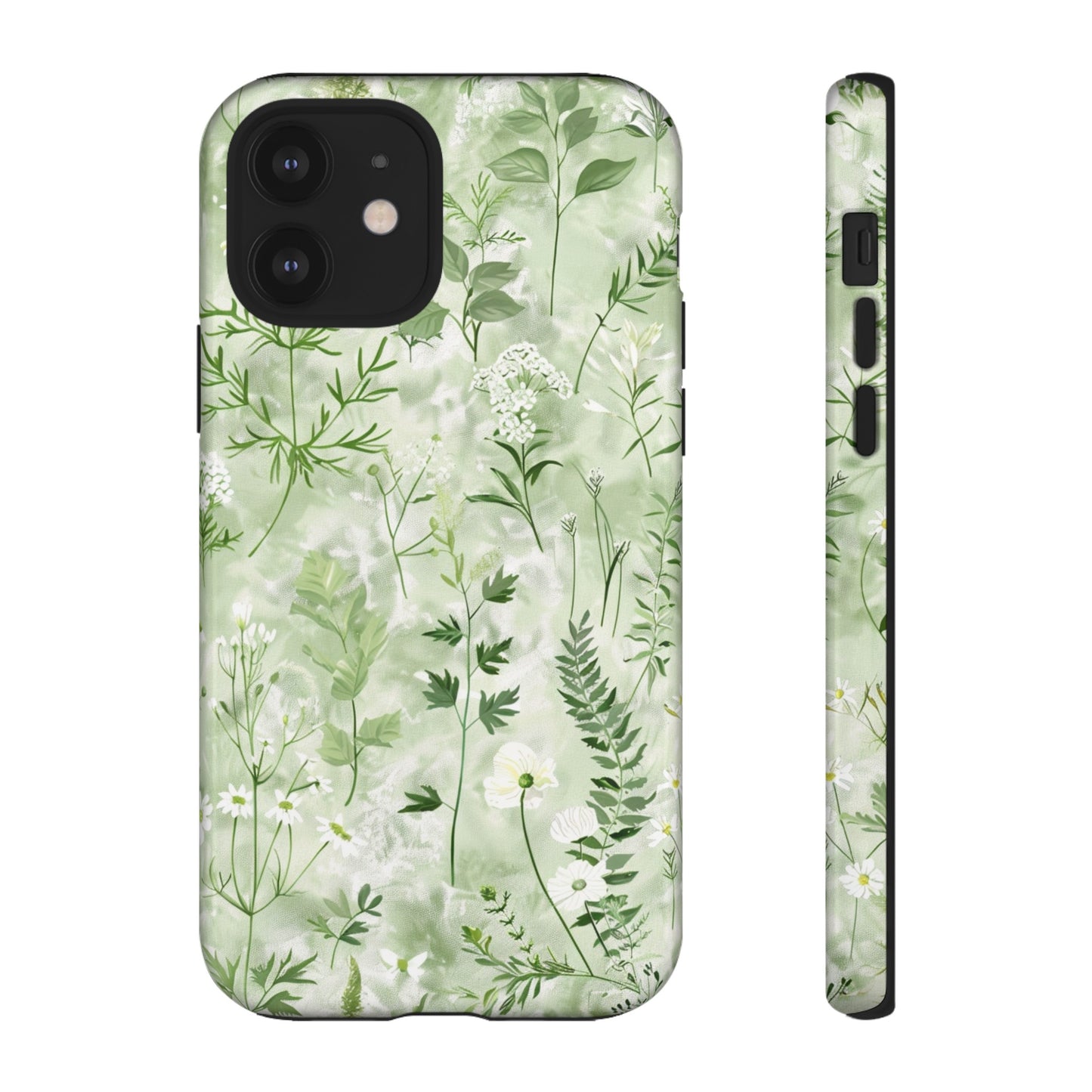 Floral Sage Green Wildflower Phone Case