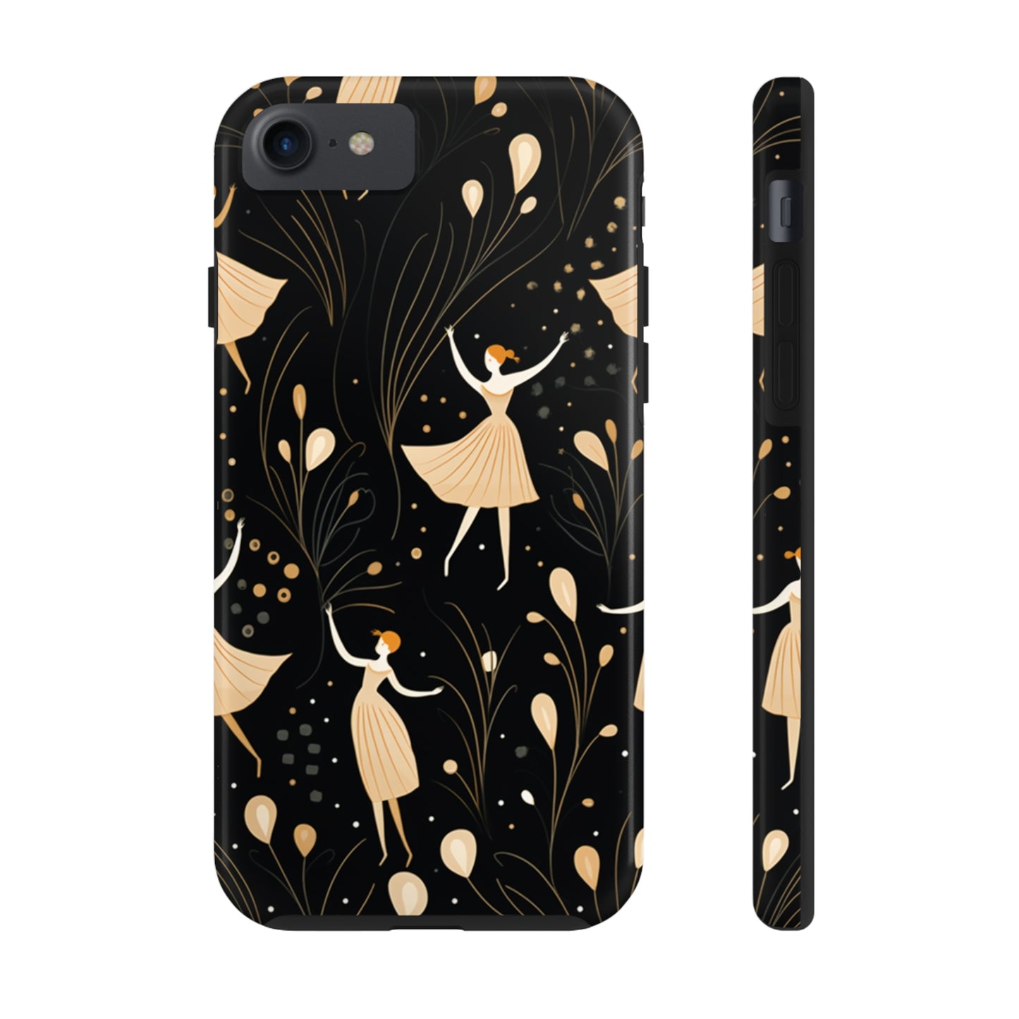 Vintage Style Dancing Ballerina iPhone Case | Embrace Elegance and Grace in Retro Charm