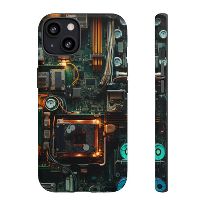 Circuit Board Themed Tough Phone Case