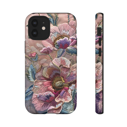 Coquette Embroidery Aesthetic Floral iPhone 14 Case