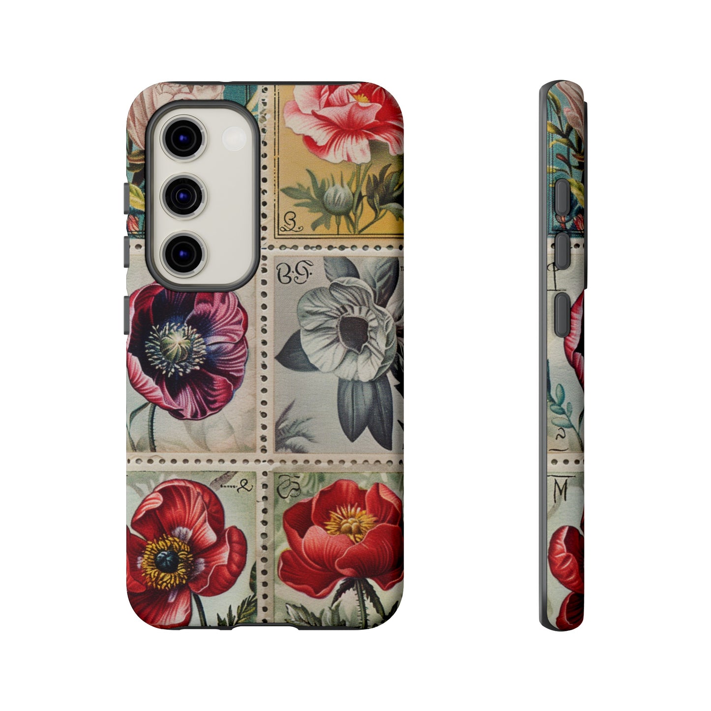 Vintage Floral Stamps Phone Case