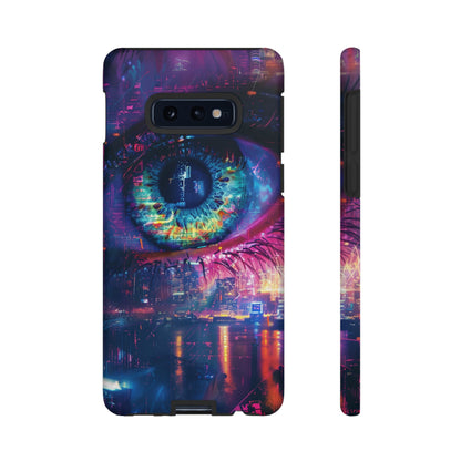 Eye of the Beholder Cyberpunk Art Phone Case