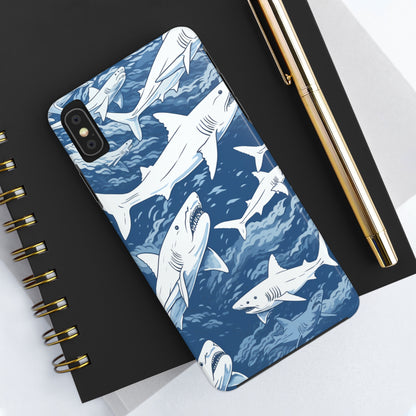 Shark Design: Dive into the Depths with an Aquatic Adventure iPhone Case