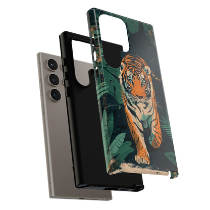 Retro Jungle Tiger Phone Case