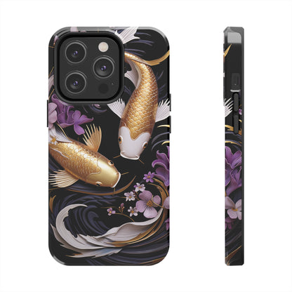 Graceful Flow: Koi Fish Inspired | Japanese Art Masterpiece iPhone Case