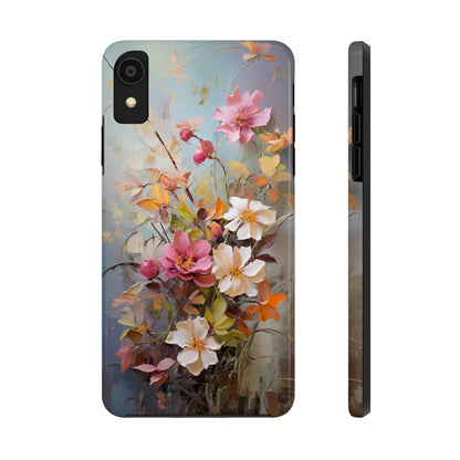 Floral Bliss Tough iPhone Case | Impact Resistant Phone Cover