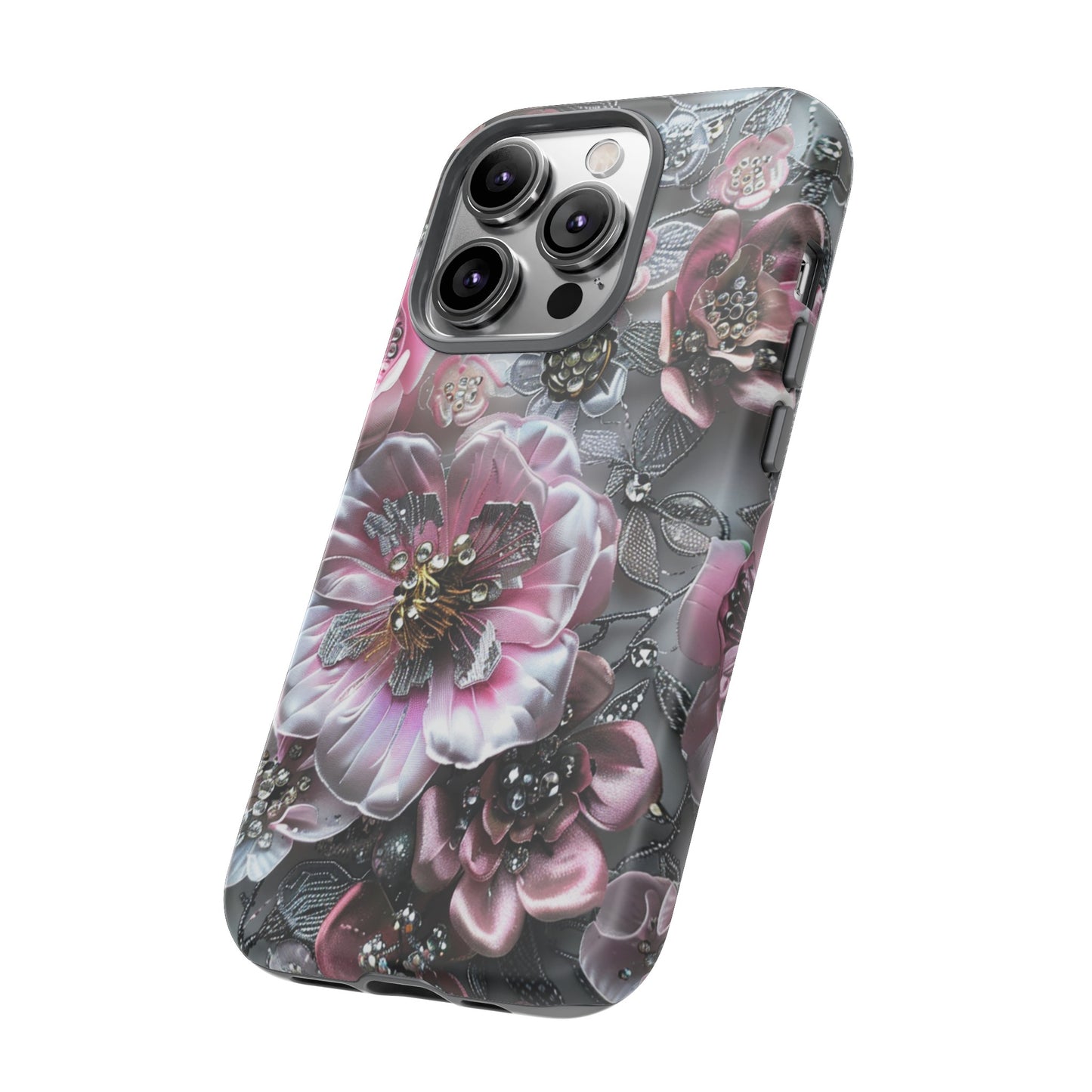 Coquette Aesthetic Floral Art iPhone 15 Case