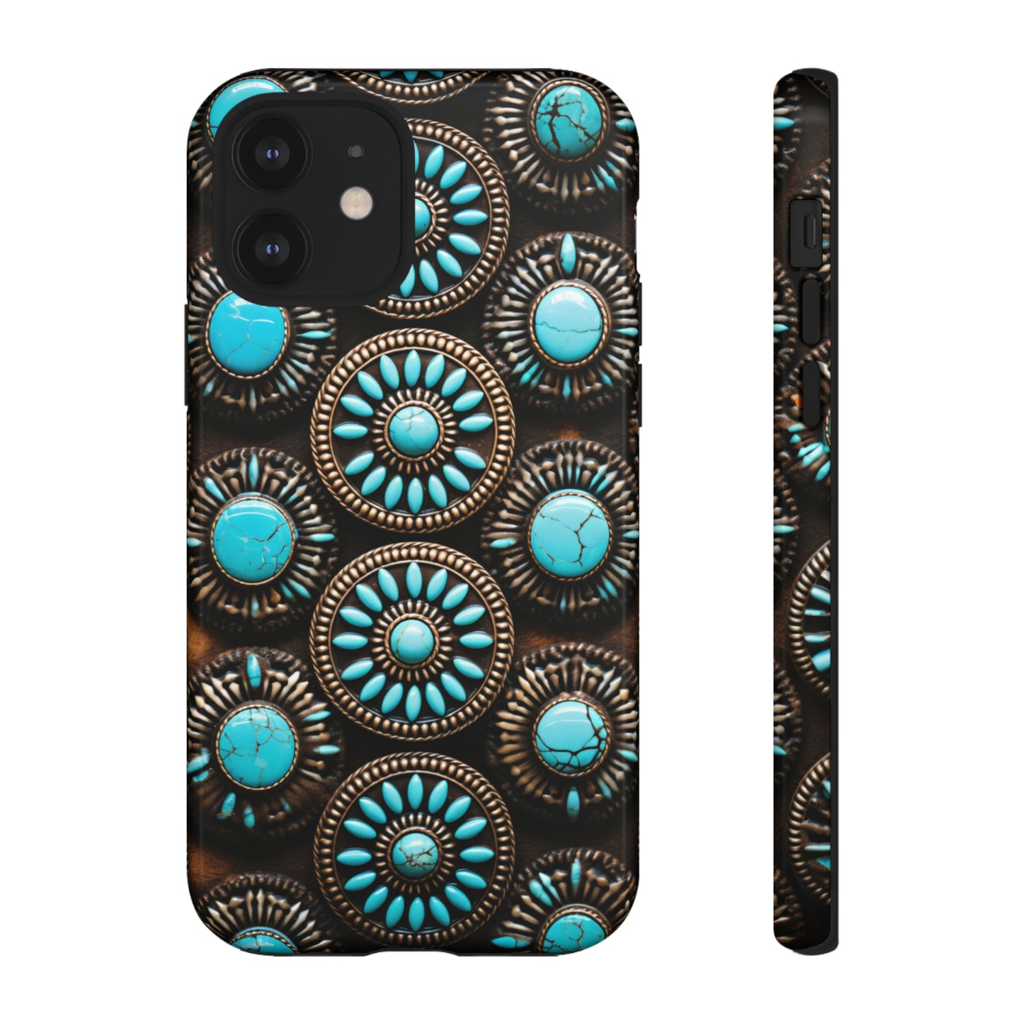 Vintage Navajo Native American Turquoise Concho Phone Case