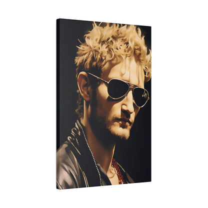 Layne Staley of Alice in Chains Pop Art | Stretched Canvas Print