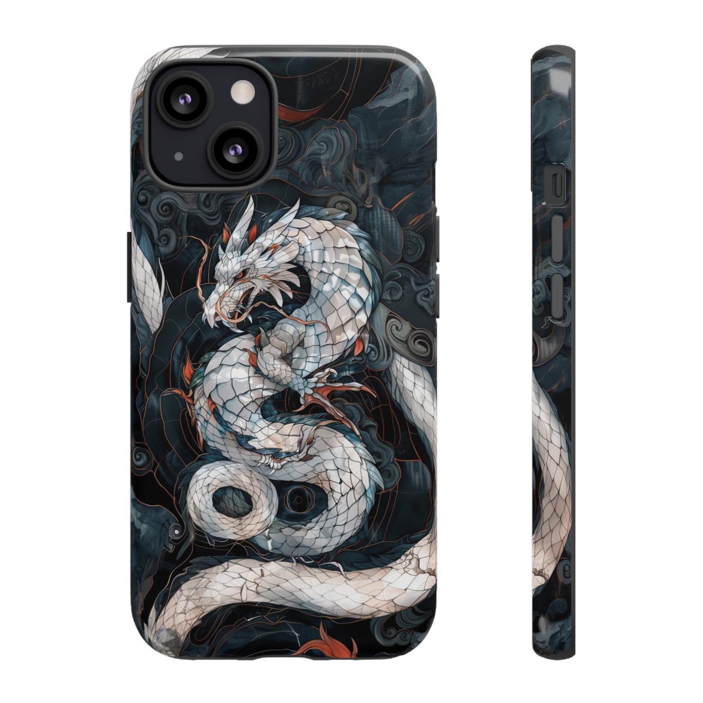 Year of the Dragon Stained Glass Illusion Phone Case