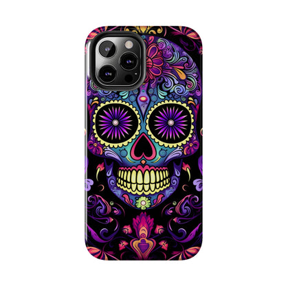 Sugar Skull iPhone Case | Dia de los Muertos Tough Case for iPhone 11, 12, 13