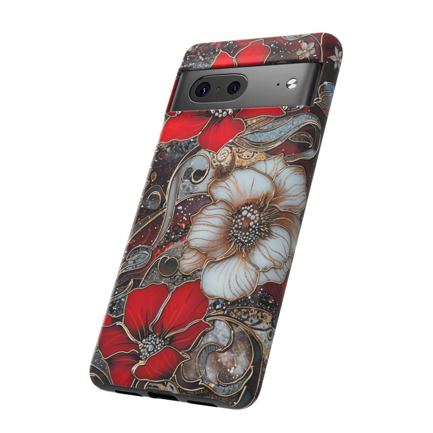 Stained Glass Floral Paisley Explosion Phone Case