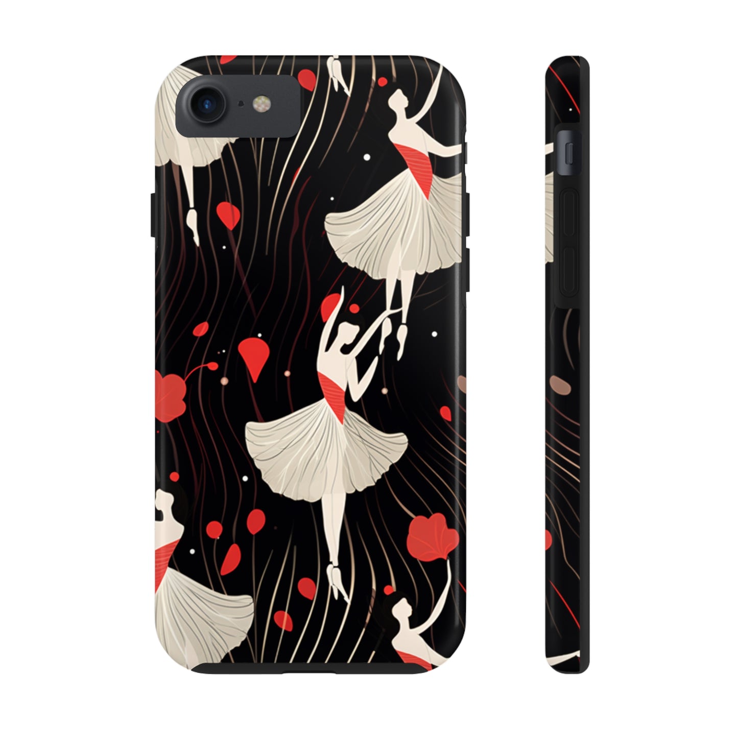 Vintage Style Dancing Ballerina iPhone Case | Embrace Elegance and Grace in Retro Charm