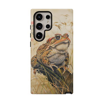 Toad on a Branch Japanese Style Art Painting Phone Case