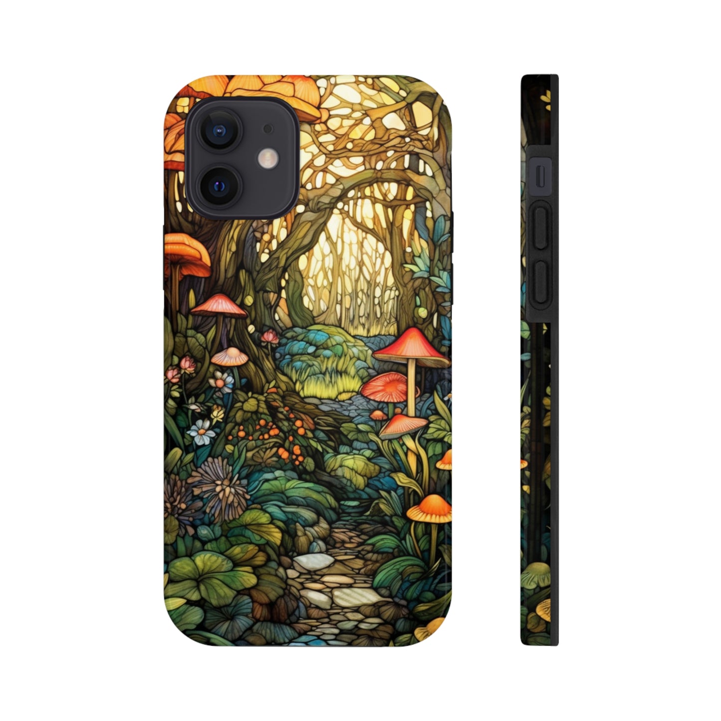 Magic Mushroom Boho Vibe iPhone Tough Case | Embrace the Enchantment of Nature with Durable Style