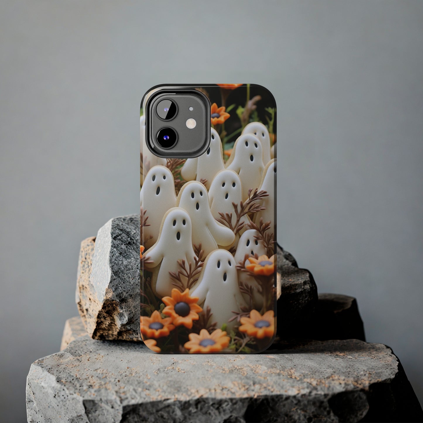 Sweet Spook: Cute Halloween Cookie Ghost | Adorable & Festive Accessory for iPhone Models 11 through 14 Pro Max