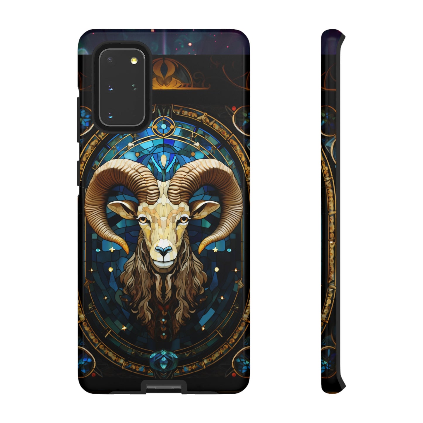 Aries Astrology Stained Glass Design Phone Case