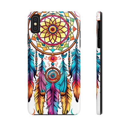 Psychedelic Native American Dreamcatcher iPhone Case | Fusion of Art and Cultural Heritage