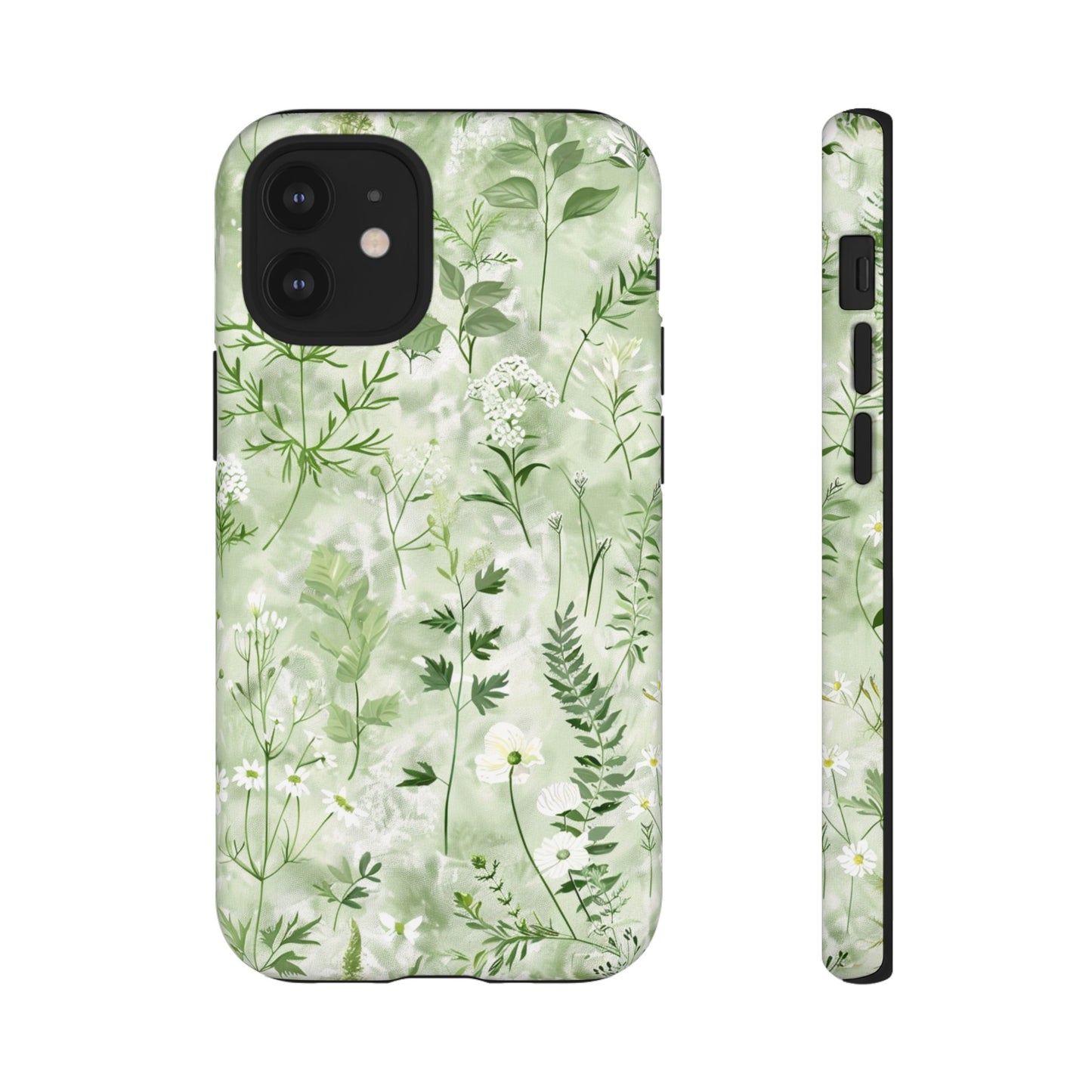 Floral Sage Green Wildflower Phone Case