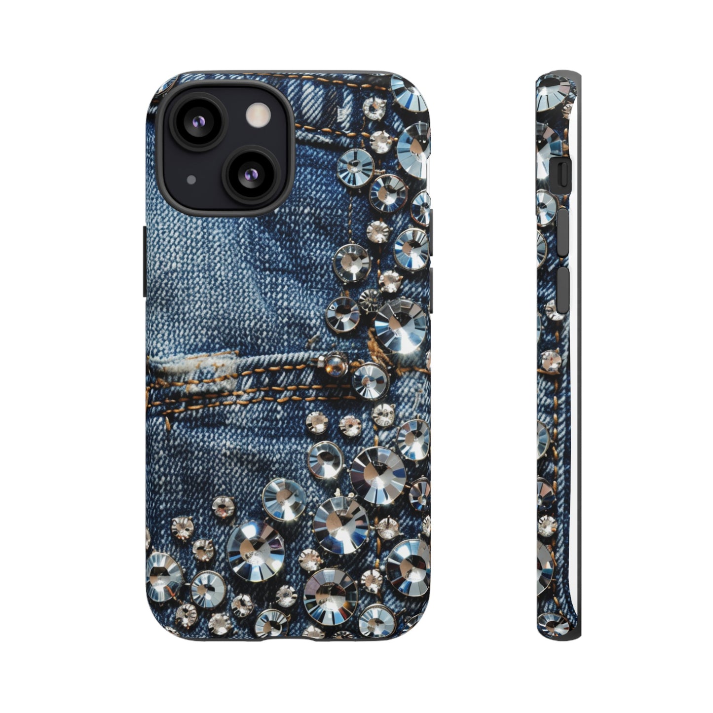 Blue Jean Queen Rhinestone Bling Phone Case