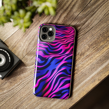 Wild Illusion: Trippy Tiger Stripes Mystique | Dynamic iPhone Case