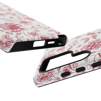 Pink Floral Wildflower Phone Case