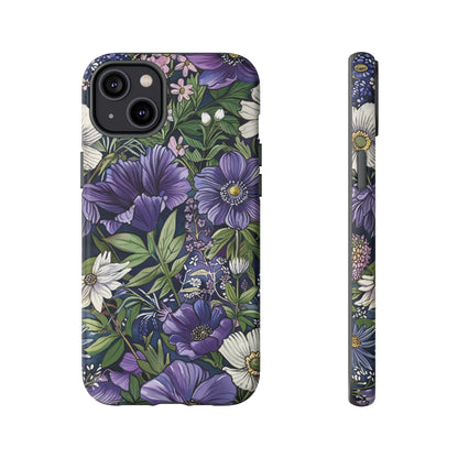 Floral Sage Purple Wildflower Phone Case