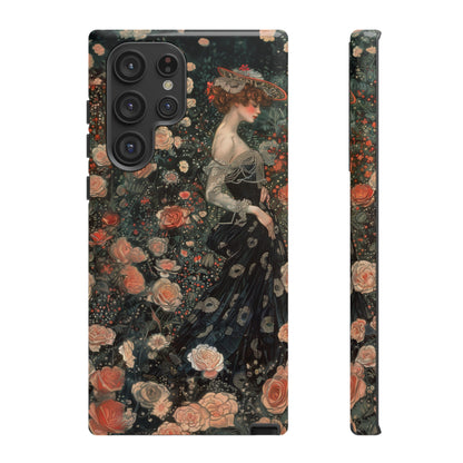 Art Nouveau French Floral Beauty Painting Phone Case