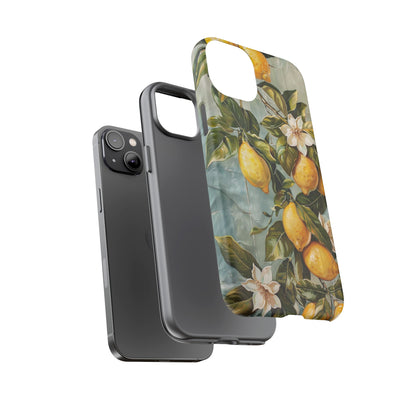 Mediterranean Lemon Tile Oil Painting iPhone 13 Case