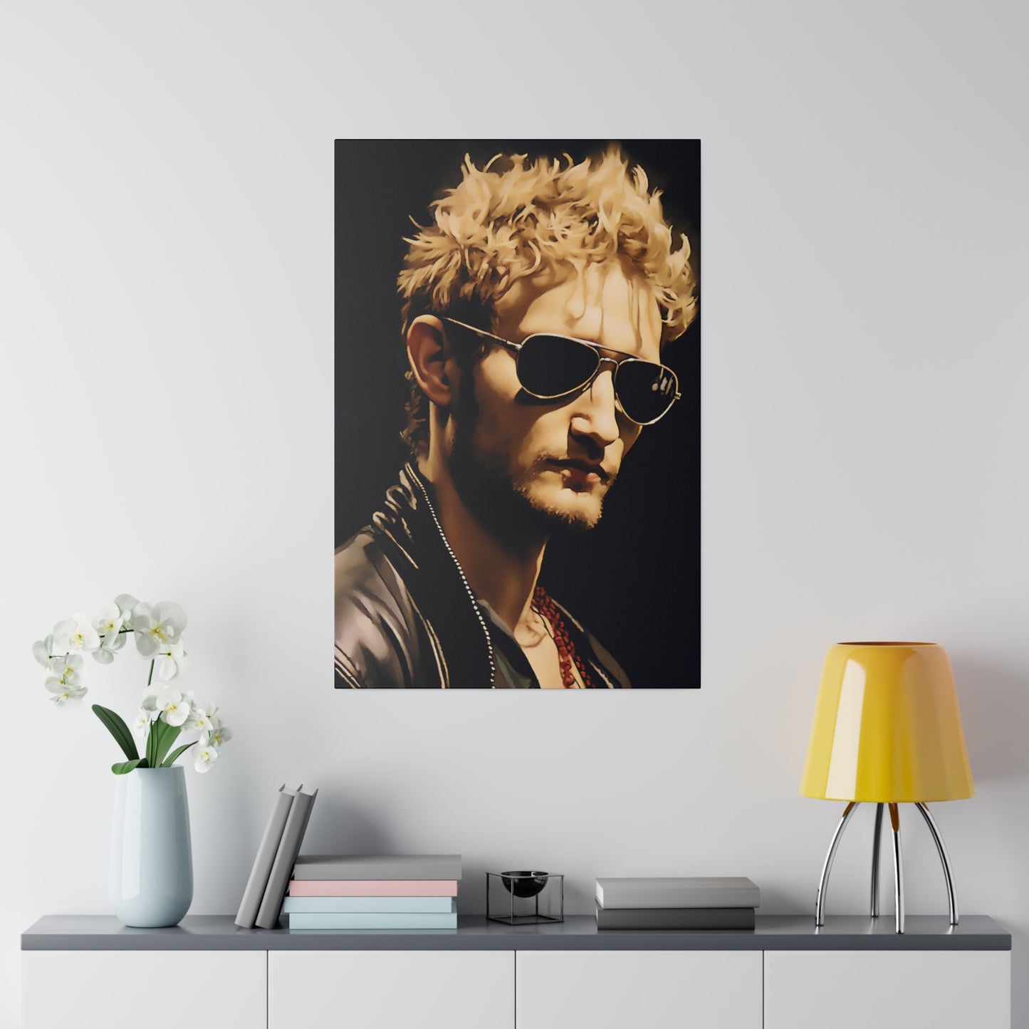 Layne Staley of Alice in Chains Pop Art | Stretched Canvas Print